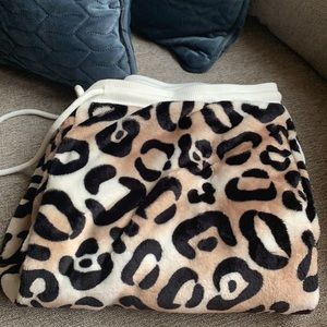 Cheetah print sweats